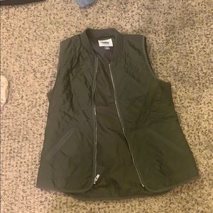 Women’s army green vest